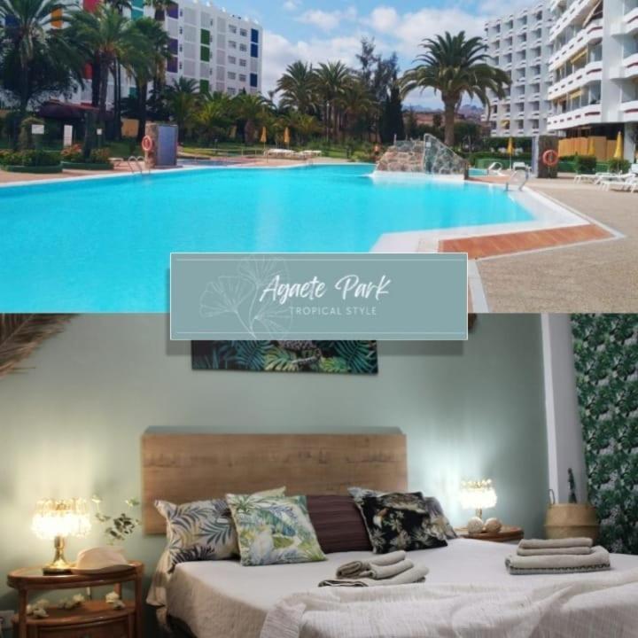 플라야 델 잉글스 Agaete Park Tropical Style 아파트 외부 사진